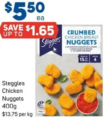 Foodland Steggles Chicken Nuggets offer