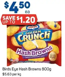 Foodland Birds Eye Hash Browns offer