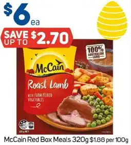 Foodland McCain Red Box Meals offer