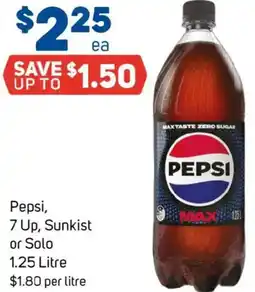 Foodland Pepsi, 7 Up, Sunkist or Solo offer