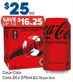 Foodland Coca-Cola Cans offer