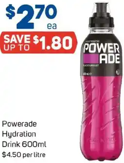 Foodland Powerade Hydration Drink offer