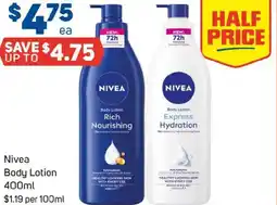 Foodland Nivea Body Lotion offer