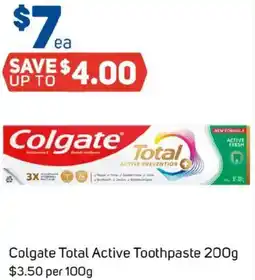 Foodland Colgate Total Active Toothpaste offer