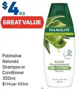 Foodland Palmolive Naturals Shampoo or Conditioner offer
