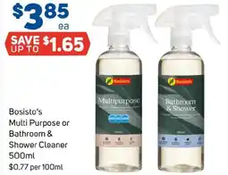 Foodland Bosisto's Multi Purpose or Bathroom & Shower Cleaner offer