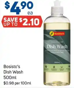Foodland Bosisto's Dish Wash offer