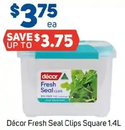 Foodland Décor Fresh Seal Clips Square offer