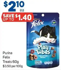 Foodland Purina Felix Treats offer