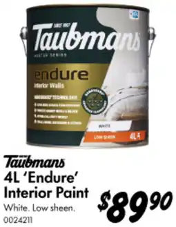 Bunnings Endure' Interior Paint offer