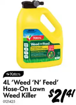 Bunnings Weed 'N' Feed' Hose-On Lawn Weed Killer offer