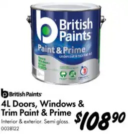 Bunnings Doors, Windows & Trim Paint & Prime offer