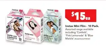 Harvey Norman Instax Mini Film -10 Pack offer