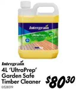Bunnings 'UltraPrep' Garden Safe Timber Cleaner offer
