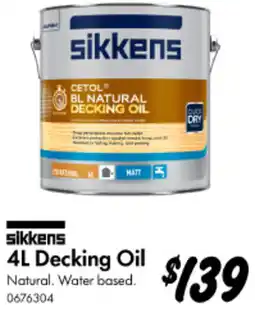 Bunnings sikkens Decking Oil offer