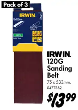 Bunnings IRWIN 120G Sanding Belt offer