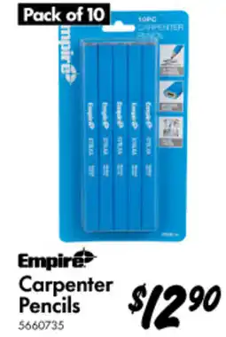 Bunnings Empire Carpenter Pencils offer