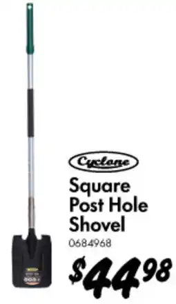 Bunnings Cyclone Square Post Hole Shovel offer
