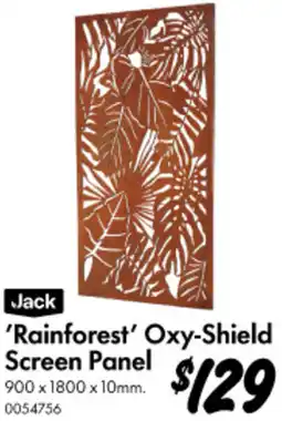 Bunnings 'Rainforest' Oxy-Shield Screen Panel offer