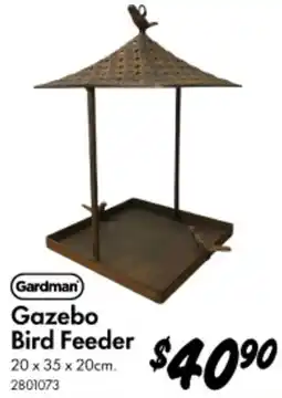 Bunnings Gardman Gazebo Bird Feeder offer