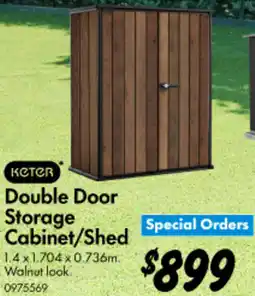 Bunnings Double Door Storage Cabinet/Shed offer