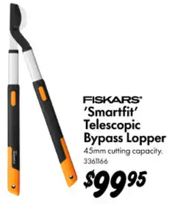Bunnings Fiskars 'smartfit' telescopic bypass lopper offer