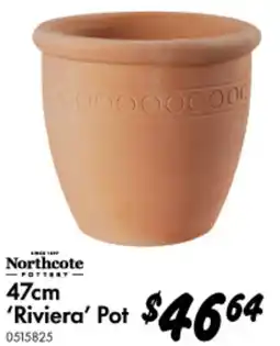 Bunnings 'Riviera' Pot offer
