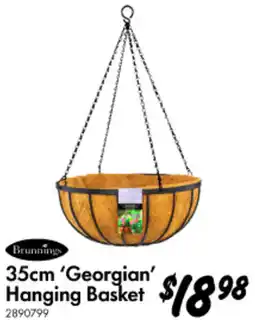 Bunnings 'Georgian' Hanging Basket offer