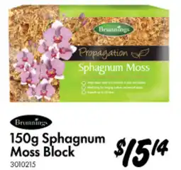 Bunnings Sphagnum Moss Block offer