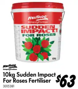 Bunnings Sudden Impact For Roses Fertiliser offer