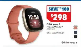 Harvey Norman Fitbit Versa 3 Fitness Watch offer