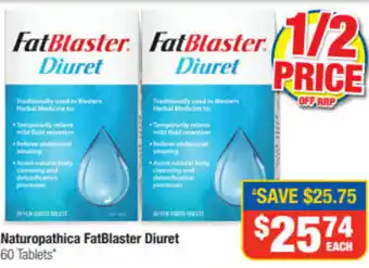 Direct Chemist Outlet Naturopathica FatBlaster Diuret offer