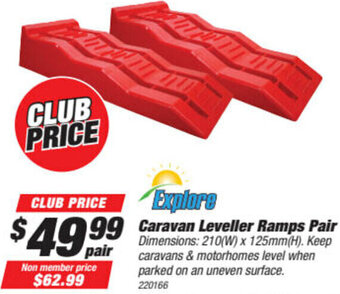 SuperCheap Auto Caravan Leveller Ramps Pair offer