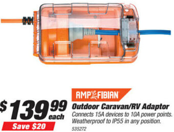 SuperCheap Auto Outdoor Caravan/RV Adaptor offer