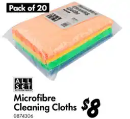 Bunnings Microfibre Cleaning Cloths offer