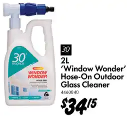Bunnings Window Wonder' Hose-On Outdoor Glass Cleaner offer