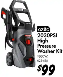 Bunnings High Pressure Washer Kit offer