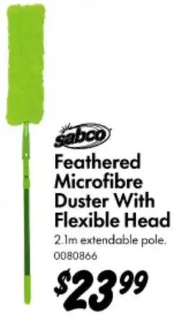 Bunnings Feathered Microfibre Duster With Flexible Head offer