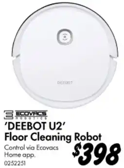 Bunnings ’DEEBOT U2’ Floor Cleaning Robot offer