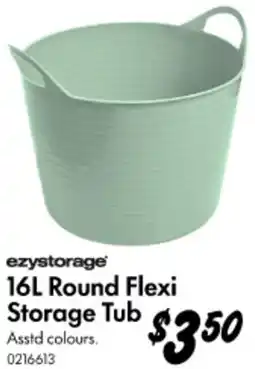Bunnings Round Flexi Storage Tub offer
