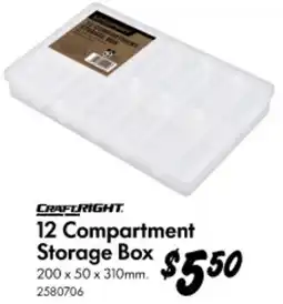 Bunnings 12 Compartment Storage Box offer