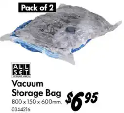 Bunnings Vacuum Storage Bag offer