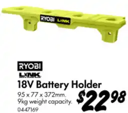 Bunnings 18V Battery Holder offer