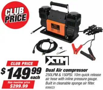 SuperCheap Auto Dual Air Compressor offer