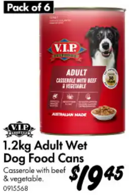 Bunnings Adult Wet Dog Food Cans offer