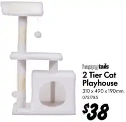 Bunnings happytails 2 Tier Cat Playhouse offer