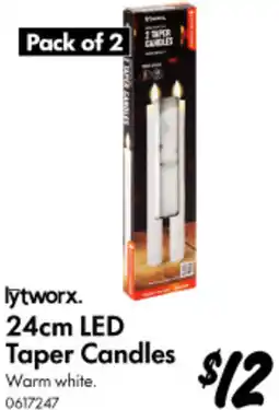 Bunnings LED Taper Candles offer