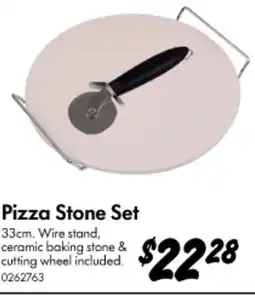 Bunnings Pizza Stone Set offer