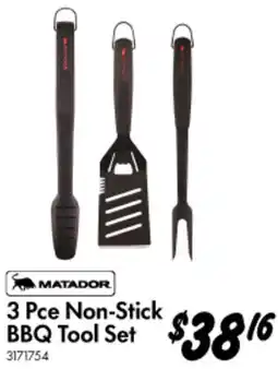 Bunnings 3 Pce Non-Stick BBQ Tool Set offer