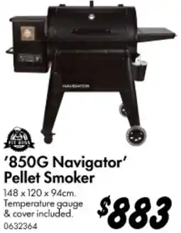 Bunnings Navigator' Pellet Smoker offer